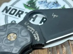 Custom Spyderco Para 3 Knife 3" S45VN Black Blade All Ti Rainbow Drop Carbon Fiber "Black Beauty" 9 Custom Spyderco Para 3 Knife 3" S45VN Black Blade All Ti Rainbow Drop Carbon Fiber "Black Beauty" -Helle Shop spyderco custom spyderco para 3 knife 3 s45vn black blade all ti rainbow drop carbon fiber black beauty 41989870125268