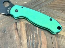 Custom Spyderco Para 3 Knife 3" S45VN Black Blade, Titanium Handles Clip "SeaFoam" (USA) 10 Custom Spyderco Para 3 Knife 3" S45VN Black Blade, Titanium Handles Clip "SeaFoam" (USA) -Helle Shop spyderco custom spyderco para 3 knife 3 s45vn black blade titanium handles clip seafoam usa 41989871403220