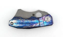 Custom Spyderco Stovepipe Folding Knife 2.78" CPM-20CV Dark Stonewashed Cleaver Blade (Smoked Pipe) -Helle Shop spyderco custom spyderco stovepipe folding knife 2 78 cpm 20cv dark stonewashed cleaver blade smoked pipe 41989870321876