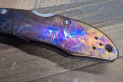 Limited Editon Custom Spyderco Delica 4 Titanium Damascus (C11TIPD+CUSTOM) 10 Limited Editon Custom Spyderco Delica 4 Titanium Damascus (C11TIPD+CUSTOM) -Helle Shop spyderco limited editon custom spyderco delica 4 titanium damascus c11tipd custom 39393605877972