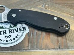 Spyderco Para 3 C223GPDBL Knife 3" S110V Satin Black G10 (USA) 8 Spyderco Para 3 C223GPDBL Knife 3" S110V Satin Black G10 (USA) -Helle Shop spyderco spyderco para 3 c223gpdbl knife 3 s110v satin black g10 usa 39393765785812