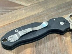 Spyderco Para 3 C223GPDBL Knife 3" S110V Satin Black G10 (USA) 11 Spyderco Para 3 C223GPDBL Knife 3" S110V Satin Black G10 (USA) -Helle Shop spyderco spyderco para 3 c223gpdbl knife 3 s110v satin black g10 usa 39393765949652