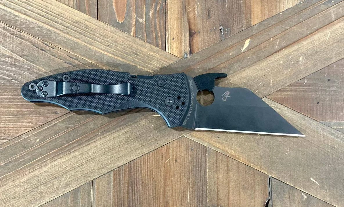 Spyderco Yojimbo 2 Semi-Custom Emerson Folding Knife 3.2" Black DLC - C85GPBBK2 2 Spyderco Yojimbo 2 Semi-Custom Emerson Folding Knife 3.2" Black DLC - C85GPBBK2 - Image 2