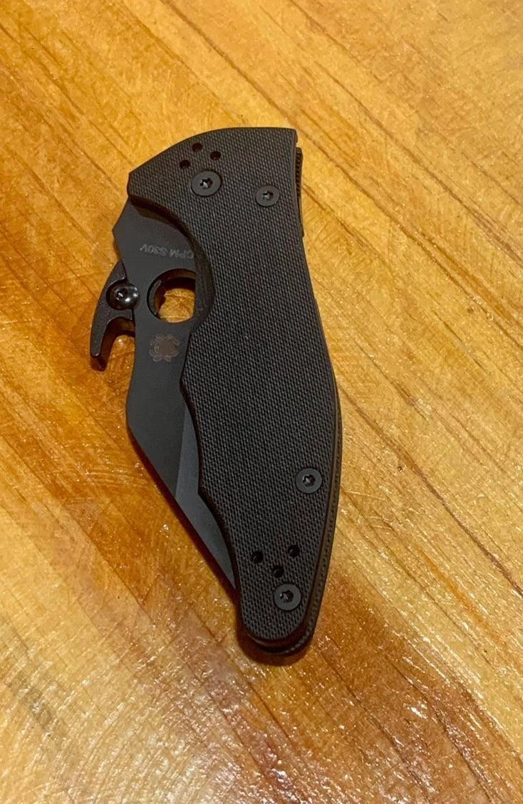 Spyderco Yojimbo 2 Semi-Custom Emerson Folding Knife 3.2" Black DLC - C85GPBBK2 8 Spyderco Yojimbo 2 Semi-Custom Emerson Folding Knife 3.2" Black DLC - C85GPBBK2 - Image 8