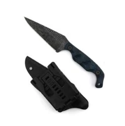 Stroup Knives Bravo 5 Blue G10 Fixed Blade -Helle Shop stroup knives stroup knives bravo 5 blue g10 fixed blade 41119369167060