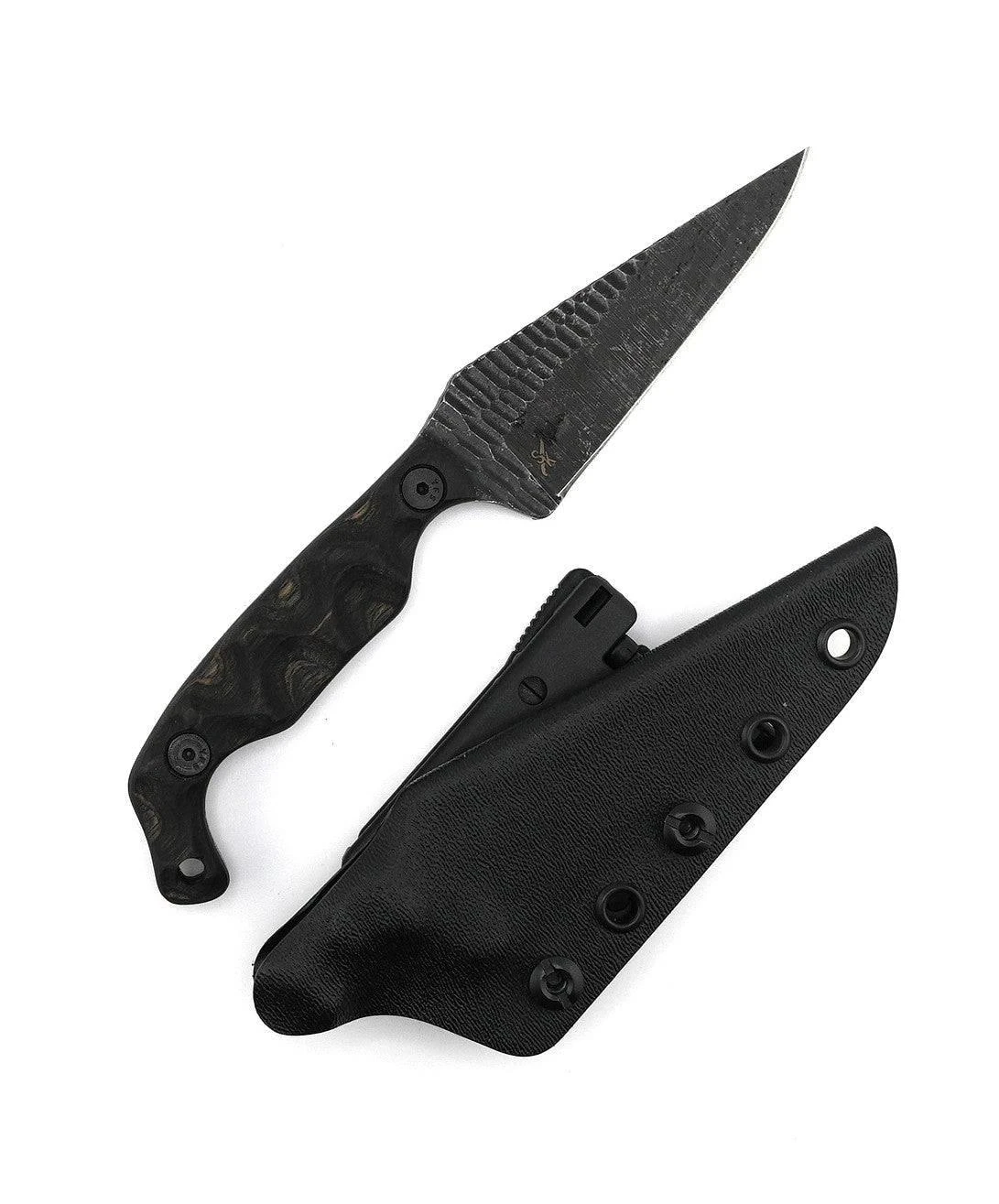 Stroup Knives Bravo 5 Wood Custom Handle Fixed Blade 3 Stroup Knives Bravo 5 Wood Custom Handle Fixed Blade - Image 3