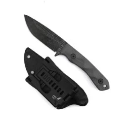 Stroup Knives GP2 Grey G10 Fixed Blade -Helle Shop stroup knives stroup knives gp2 grey g10 fixed blade 41119378473172
