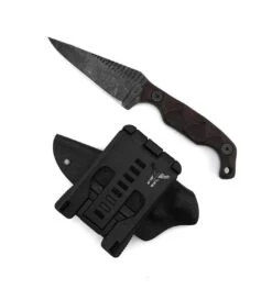 Stroup Knives Mini Black & Red Custom Fixed Blade -Helle Shop stroup knives stroup knives mini black red custom fixed blade 41119364579540