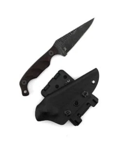 Stroup Knives Mini Black & Red Custom Fixed Blade -Helle Shop stroup knives stroup knives mini black red custom fixed blade 41119364677844