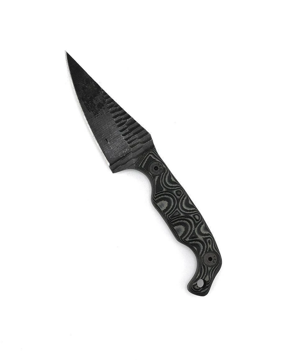 Stroup Knives Mini1 Black Camo G10 Fixed Blade 1 Stroup Knives Mini1 Black Camo G10 Fixed Blade