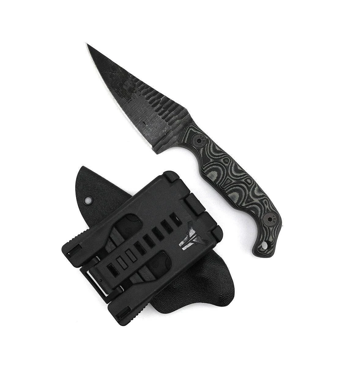 Stroup Knives Mini1 Black Camo G10 Fixed Blade 4 Stroup Knives Mini1 Black Camo G10 Fixed Blade - Image 4