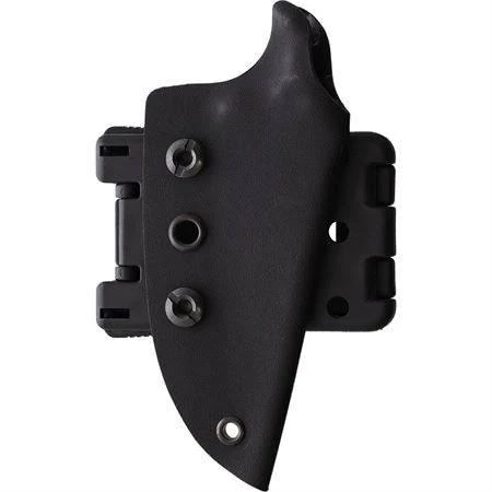 Stroup Knives Mini1 EDC Fixed Blade Knife 3.125" 1095 Hand Carved Pike Blade Milled Black G10 Handles Kydex Sheath 2 Stroup Knives Mini1 EDC Fixed Blade Knife 3.125" 1095 Hand Carved Pike Blade Milled Black G10 Handles Kydex Sheath - Image 2