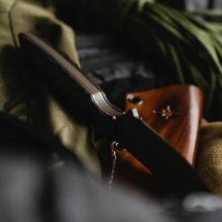 Toor Field 3.0 Fixed Blade Knife 3.625" CPM-154 Spanish Moss Drop Point Ebony Wood (USA) -Helle Shop toor field 3 0 fixed blade knife 3 625 cpm 154 spanish moss drop point ebony wood usa north river outdoors 3