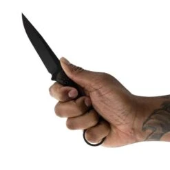 Toor Anaconda Outlaw Fixed Blade 3.75" CPM-3V Black Oxide Drop Point Ebony Wood Handles (USA) 7 Toor Anaconda Outlaw Fixed Blade 3.75" CPM-3V Black Oxide Drop Point Ebony Wood Handles (USA) -Helle Shop toor knives toor anaconda outlaw fixed blade 3 75 cpm 3v black oxide drop point ebony wood handles usa 39393778172116