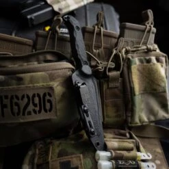 Toor Darter Fixed Blade Knife 4.25" CPM-S35VN Black Etched Double Edge Sawback Shadow Black G10 Handles (USA) -Helle Shop toor knives toor darter fixed blade knife 4 25 cpm s35vn black etched double edge sawback shadow black g10 handles usa 39408846733524