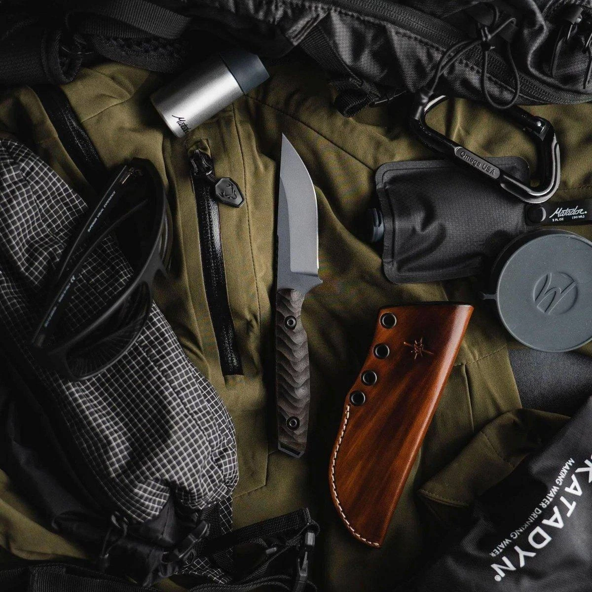 Toor Field 3.0 Fixed Blade Knife 3.625" CPM-154 Battleship Gray Drop Point Ebony Wood (USA) 7 Toor Field 3.0 Fixed Blade Knife 3.625" CPM-154 Battleship Gray Drop Point Ebony Wood (USA) - Image 7