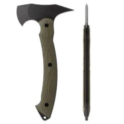 Toor Knives Tomahawk, 11" Overall, D2 Axe Head W/ Spike (USA) -Helle Shop toor knives toor knives tomahawk 11 overall d2 axe head w spike usa 39393791508692