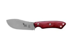 TOPS Knives TOPS CPCKFE-01 Camp Creek Fire Edition Tumbled S35VN Red Black G10 Fixed Blade