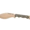TOPS Knives CUMA TAK-RI 3.5 Fixed 7" Tan Kukri Blade Micarta Onlays Nylon Sheath