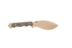 TOPS Knives CUMA TAK-RI 3.5 Fixed 7" Tan Kukri Blade Micarta Onlays Nylon Sheath -Helle Shop tops knives tops knives cuma tak ri 3 5 fixed 7 tan kukri blade micarta onlays nylon sheath 39755229757652