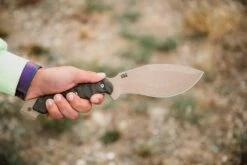 TOPS Knives CUMA TAK-RI 3.5 Fixed 7" Tan Kukri Blade Micarta Onlays Nylon Sheath -Helle Shop tops knives tops knives cuma tak ri 3 5 fixed 7 tan kukri blade micarta onlays nylon sheath 39755231002836