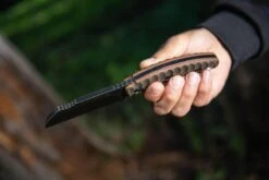 TOPS Knives TOPS Sheep Creek SPCK-01 Rough Terrain 154CM Green Canvas Fixed Blade (USA) -Helle Shop tops knives tops sheep creek spck 01 rough terrain 154cm green canvas fixed blade usa 39393808613588