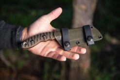 TOPS Knives TOPS Sheep Creek SPCK-01 Rough Terrain 154CM Green Canvas Fixed Blade (USA) -Helle Shop tops knives tops sheep creek spck 01 rough terrain 154cm green canvas fixed blade usa 39393808744660