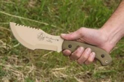 TOPS Knives TOPS Tom Brown Tracker #1 Fixed 6.38" Coyote Tan TBT01-TAN -Helle Shop tops knives tops tom brown tracker 1 fixed 6 38 coyote tan tbt01 tan 39393809727700