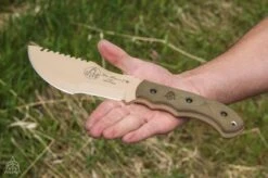 TOPS Knives TOPS Tom Brown Tracker #1 Fixed 6.38" Coyote Tan TBT01-TAN -Helle Shop tops knives tops tom brown tracker 1 fixed 6 38 coyote tan tbt01 tan 39393809793236