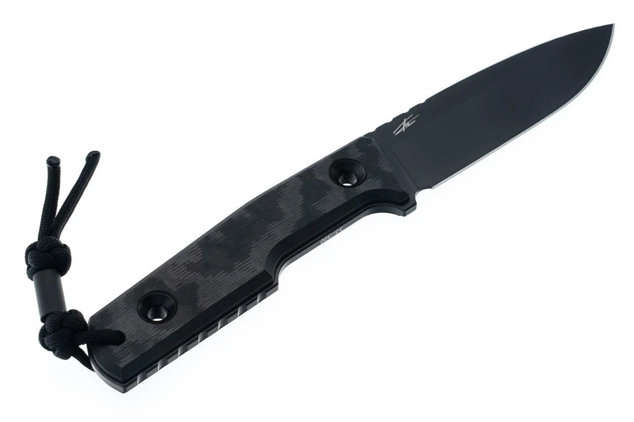 TRC Urban Tactical DLC Elmax Blade Black Camo Carbon Handle Kydex Sheath 3 TRC Urban Tactical DLC Elmax Blade Black Camo Carbon Handle Kydex Sheath - Image 3