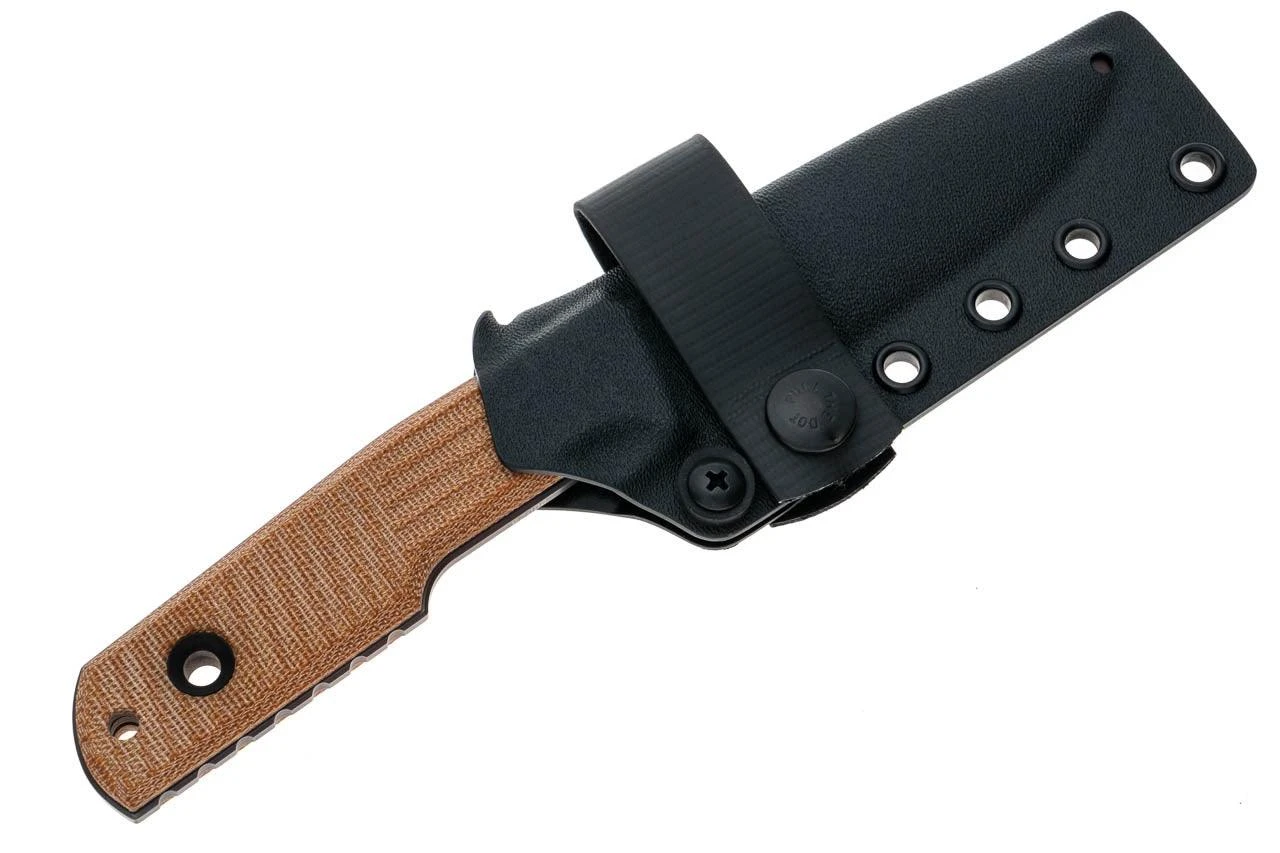 TRC Urban Tactical Natural Canvas Micarta Apocalyptic Finish Kydex (Limited) 2 TRC Urban Tactical Natural Canvas Micarta Apocalyptic Finish Kydex (Limited) - Image 2