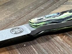 Custom White River Exodus 3 Fixed Blade Knife 3.88" S35VN Burl G10 Hybrid Handle (USA) -Helle Shop white river knives custom white river exodus 3 fixed blade knife 3 88 s35vn burl g10 hybrid handle usa 41989871698132