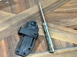 Custom White River Exodus 3 Fixed Blade Knife 3.88" S35VN Burl G10 Hybrid Handle (USA) -Helle Shop white river knives custom white river exodus 3 fixed blade knife 3 88 s35vn burl g10 hybrid handle usa 41989871763668