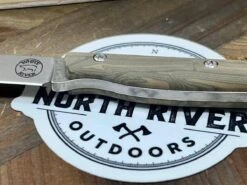 Custom White River Exodus 3 Fixed Blade Knife 3.88" S35VN O.D. / Tan G10 Swirl Handles (USA) -Helle Shop white river knives custom white river exodus 3 fixed blade knife 3 88 s35vn o d tan g10 swirl handles usa 41989874090196