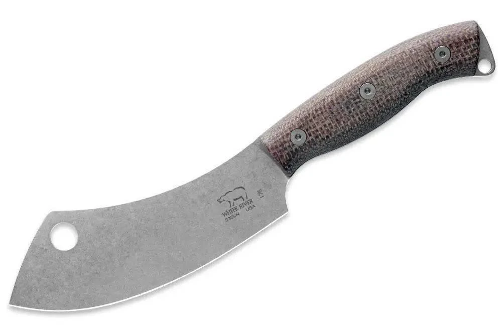 White River Camp Cleaver Premium S35VN (USA Made) 1 White River Camp Cleaver Premium S35VN (USA Made)
