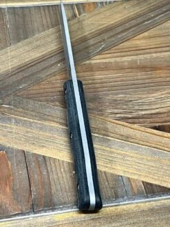 White River Exodus 4 Fixed Blade Knife 3.88" S35VN Stonewashed Black Canvas Micarta (USA) -Helle Shop white river knives white river exodus 4 fixed blade knife 3 88 s35vn stonewashed black canvas micarta usa 39393823883476