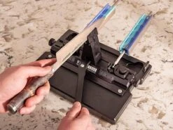 Wicked Edge WE66 Obsidian Precision Knife Sharpener (USA) -Helle Shop wicked edge wicked edge we66 obsidian precision knife sharpener usa 39393834533076