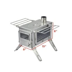 Winnerwell Nomad View Medium Tent Portable Stove 800 Cubic Inch Firebox -Helle Shop winnerwell winnerwell nomad view medium tent portable stove 800 cubic inch firebox 39393832173780