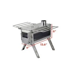 Winnerwell Nomad View Small Portable Stove 450 Cubic Inch Firebox -Helle Shop winnerwell winnerwell nomad view small portable stove 450 cubic inch firebox 39393834631380